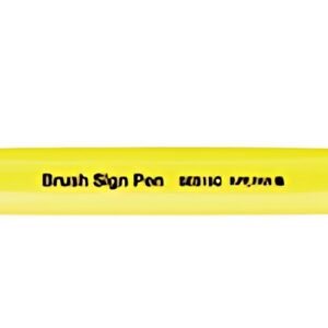 PentelArts Stylo feutre Brush Sign Pen SES15, jaune fluo