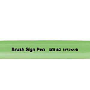 PentelArts Stylo feutre Brush Sign Pen SES15, vert fluo