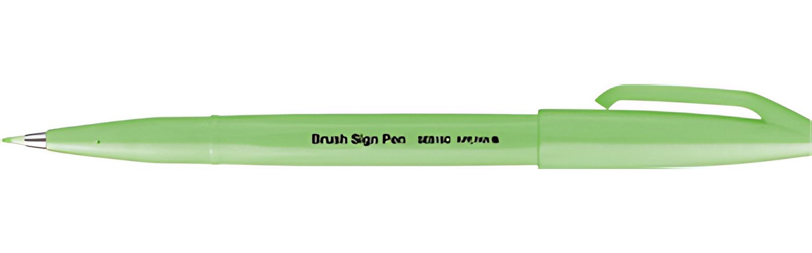 PentelArts Stylo feutre Brush Sign Pen SES15, vert fluo