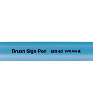 PentelArts Stylo feutre Brush Sign Pen SES15, bleu fluo