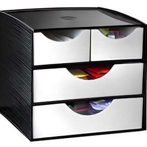 CEP Module de rangement, 4 tiroirs, noir