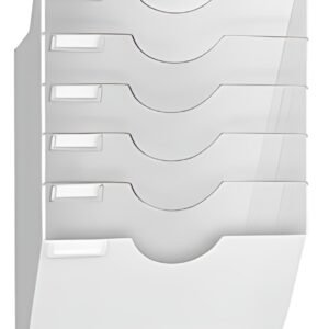 CEP Présentoir mural ReCeption, format A4, 6 cases, blanc