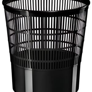 CEP Corbeille à papier Basic, 16 litres, noir