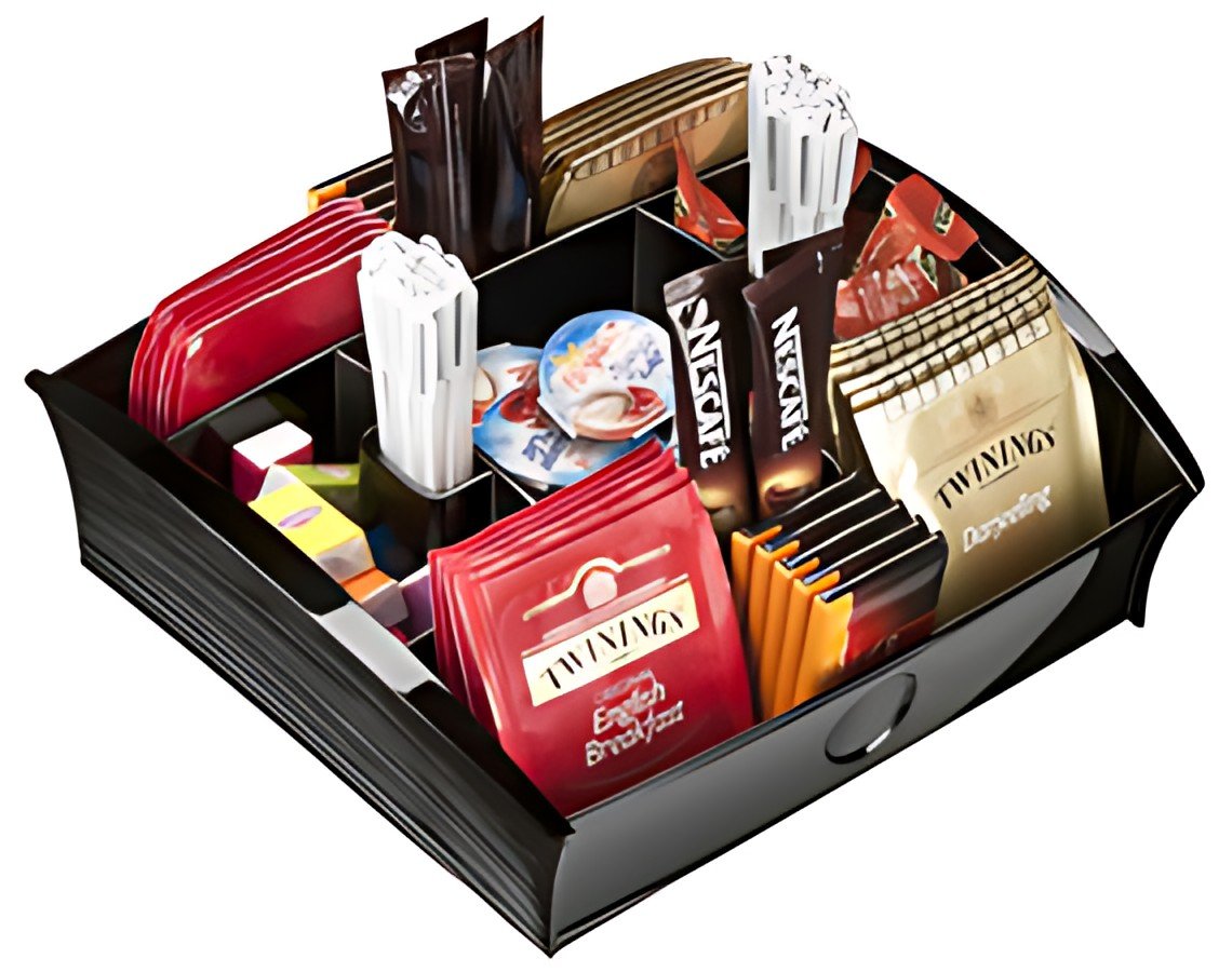 CEP Plateau distributeur, 9 compartiments, noir
