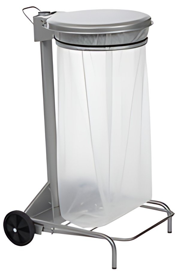 CEP Support mobile pour sac poubelle ROSSIGNOL, 110 litres
