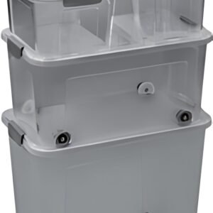 CEP Boîte de rangement SHADOW, avec roues, 43 litres