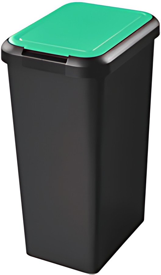 CEP Poubelle de tri sélectif Touch & Lift, 45 litres, vert