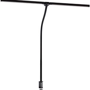 CEP Lampe de bureau à LED ALBATROSS, pied de serrage, noir