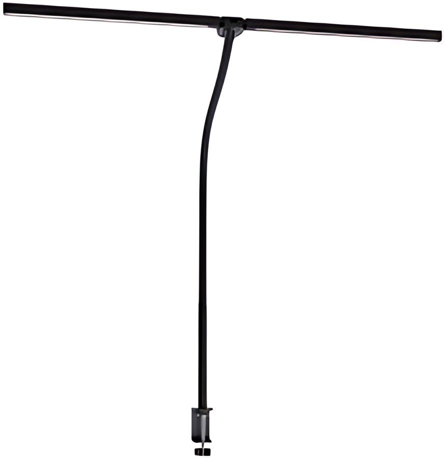 CEP Lampe de bureau à LED ALBATROSS, pied de serrage, noir