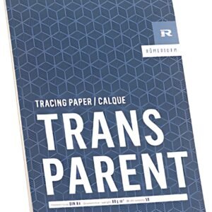 RÖMERTURM Bloc papier calque "TRANSPARENT", A4, 50 feuilles