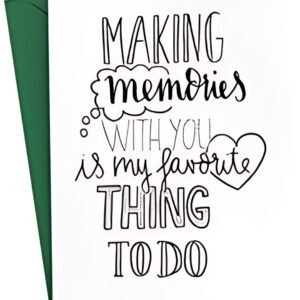 RÖMERTURM Carte de voeux "Making memories with you is my..."