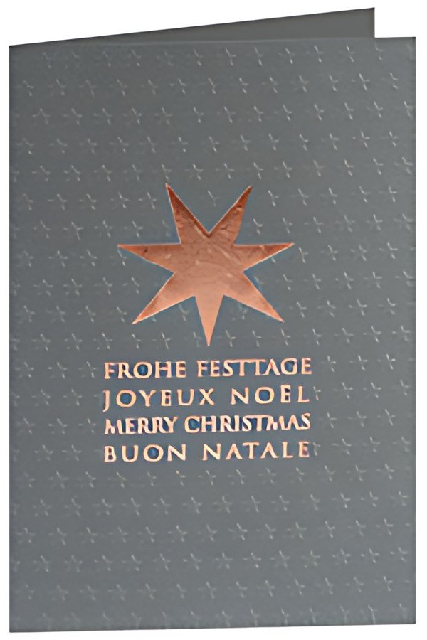 RÖMERTURM Carte de Noël "Joyeux Noël"
