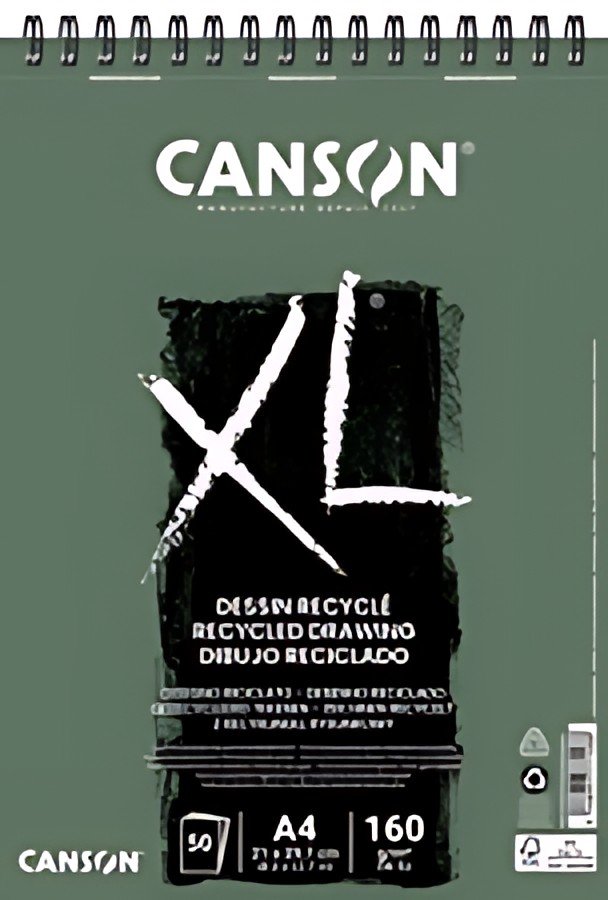 CANSON Bloc croquis et études "XL DESSIN RECYCLE", A5