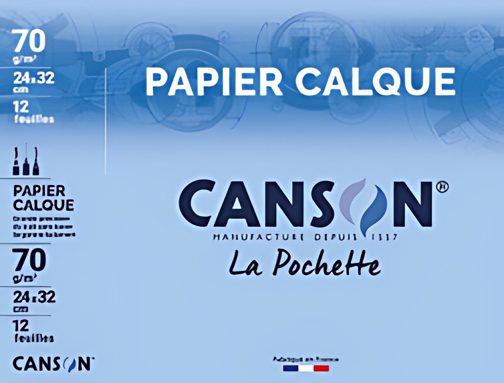 CANSON Papier calque satin, 240 x 320 mm, 70 g/m2