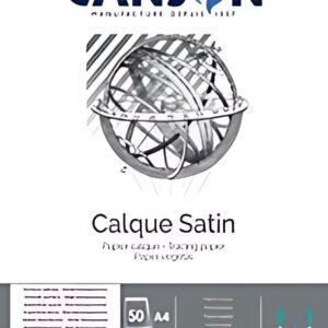 CANSON Bloc papier calque satin, A4, 90 g/m2