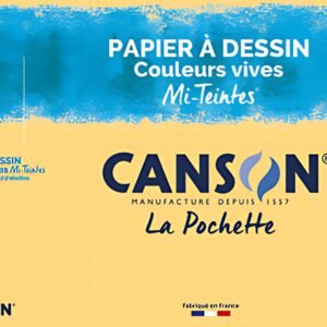 CANSON Papier à dessin couleur Mi-Teintes, A3 couleurs vives
