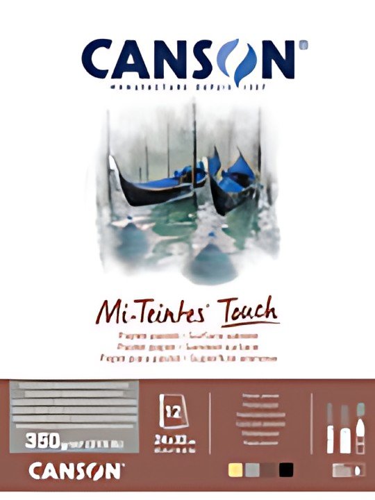 CANSON Bloc de feuilles à dessin "Mi-Teintes Touch",