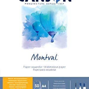 CANSON Bloc papier dessin "Montval", 240 x 320 mm, 200 g/m2