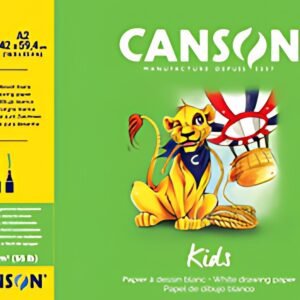 CANSON Bloc à dessin Kids, A2, 90 g/m2, 30 feuilles