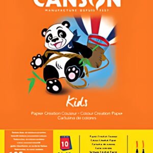CANSON Bloc papier création couleur Kids, 240 x 320 mm