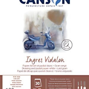 CANSON Bloc papier dessin "Ingres Vidalon", 320 x 410 mm