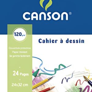 CANSON Cahier à dessin, uni, 120 g/m2, 170 x 220 mm