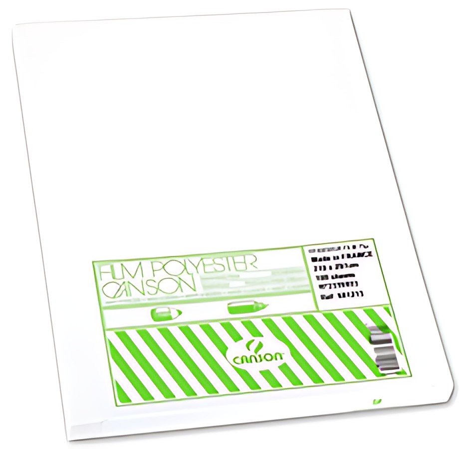 CANSON Film polyester mat sur 2 faces, A3, 75 microns