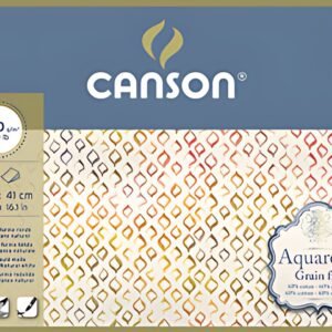 CANSON Bloc de papier Aquarelle, fin, 310 x 410 mm