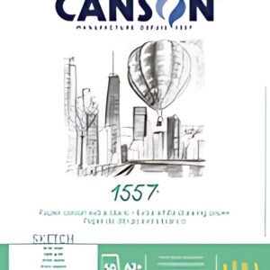 CANSON Album spiralé papier dessin 1557, A5, 120 g/m2