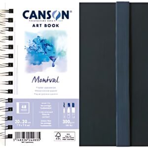 CANSON Carnet de dessin ART BOOK Montval, 200 x 200 mm