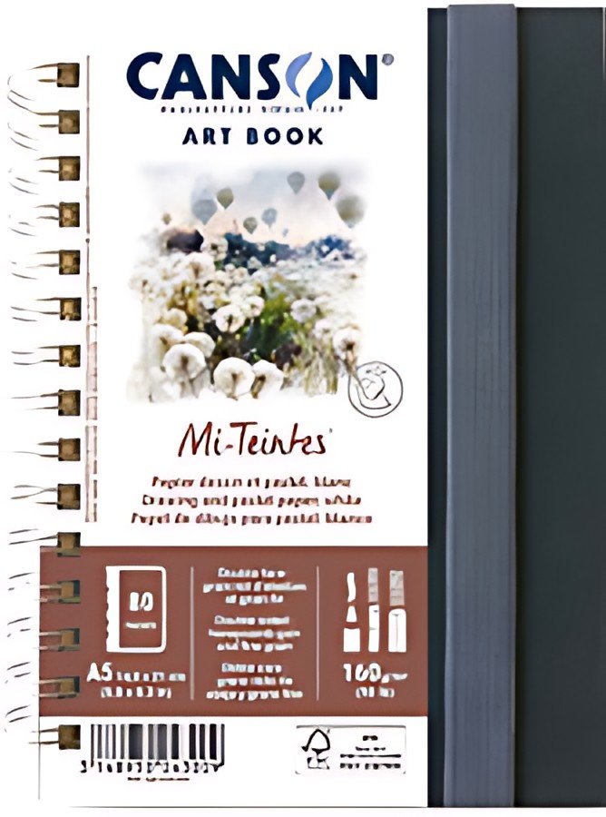 CANSON Carnet de croquis ART BOOK Mi-Teintes, A5, blanc