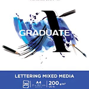 CANSON Bloc de dessin GRADUATE LETTERING MIXED MEDIA, A3