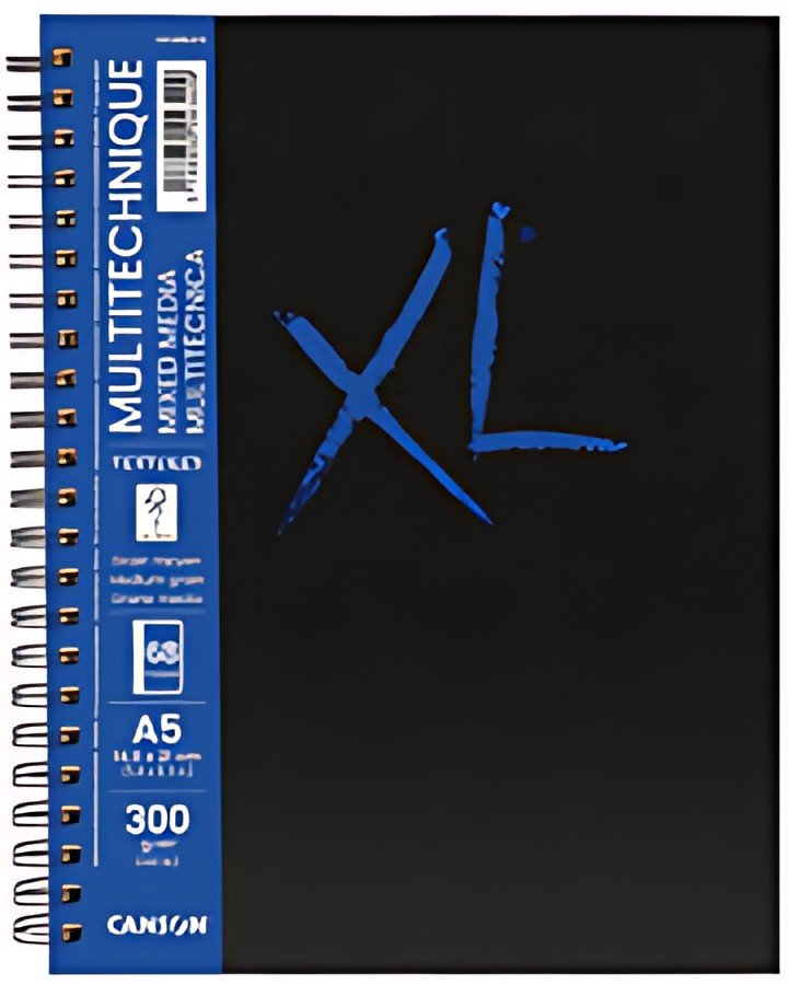 CANSON Carnet de dessin XL BOOK MIXED MEDIA Textured, A4