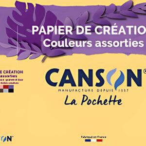 CANSON Papier de création, 240 x 320 mm, couleurs assorties