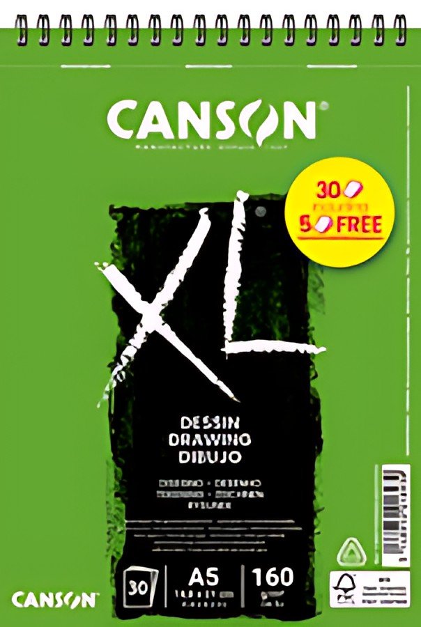 CANSON Bloc croquis et études "XL DESSIN" Promo, A5