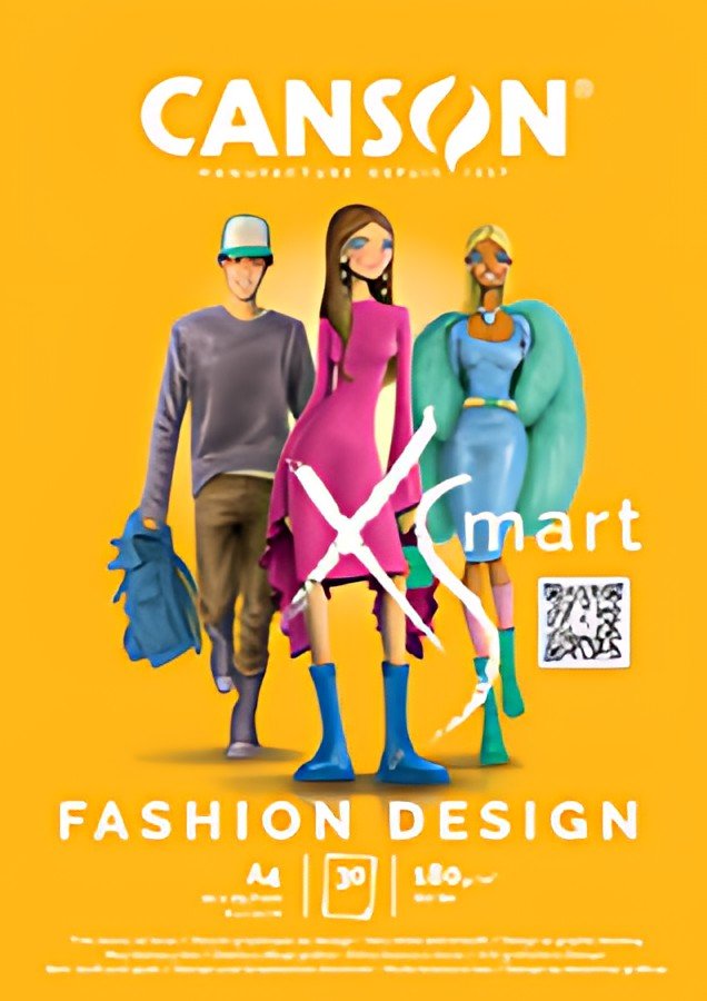 CANSON Bloc de dessin XS'MART FASHION DESIGN, A4