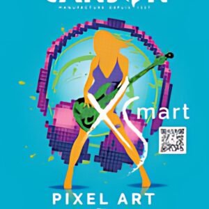 CANSON Bloc de dessin XS'MART PIXEL ART, A4