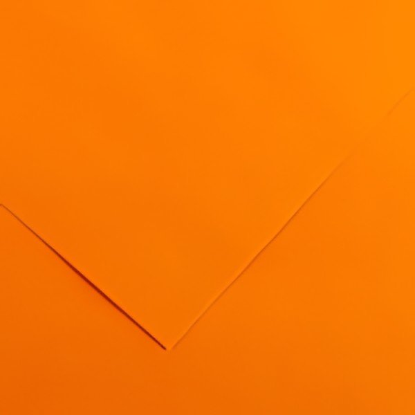 CANSON Papier Vivaldi, 500 x 650 mm, 240 g/m2, clémentine