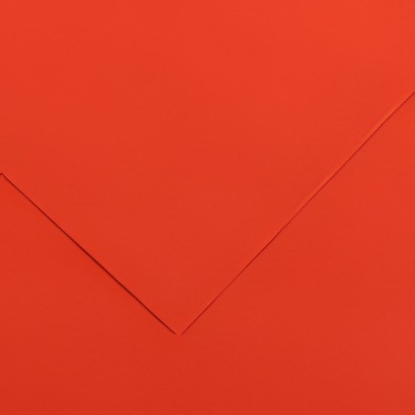 CANSON Papier Vivaldi, 500 x 650 mm, 240 g/m2, tomate
