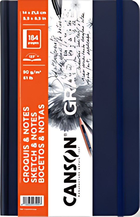 CANSON Carnet à croquis GRADUATE SKETCH & NOTES, bleu foncé