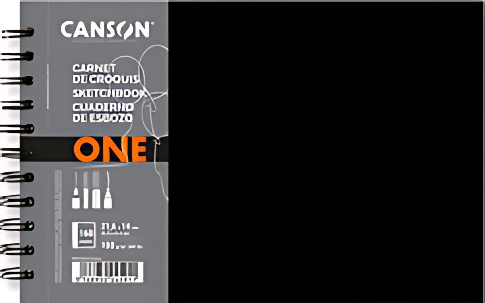 CANSON Carnet de croquis ONE, 279 x 216 mm, noir
