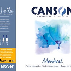 CANSON Album papier aquarelle "Montval", 135 x 210 mm, 300 g