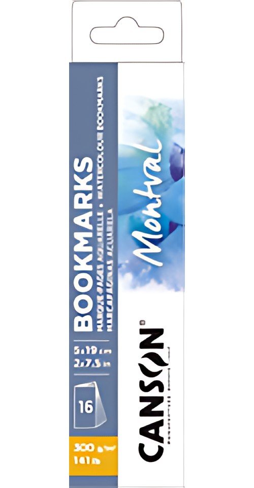 CANSON Marque-pages "Montval", 50 x 190 mm, 16 feuilles