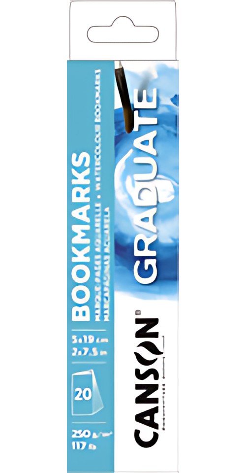 CANSON Marque-pages GRADUATE AQUARELLE, 50 x 190 mm