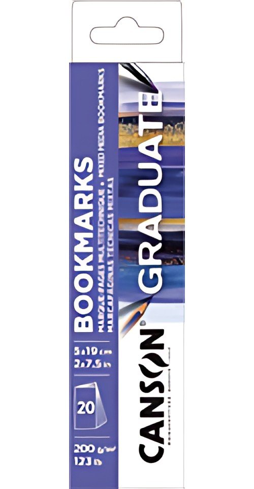 CANSON Marque-pages GRADUATE MIXED MEDIA, 50 x 190 mm