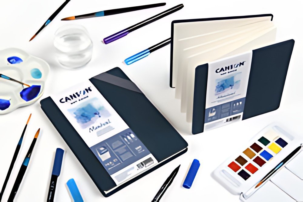 CANSON Carnet de dessin ART BOOK Montval Accordéon, 300 g/m2
