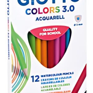 GIOTTO Crayon de couleur COLOR 3.0 ACQUARELL, étui de 12