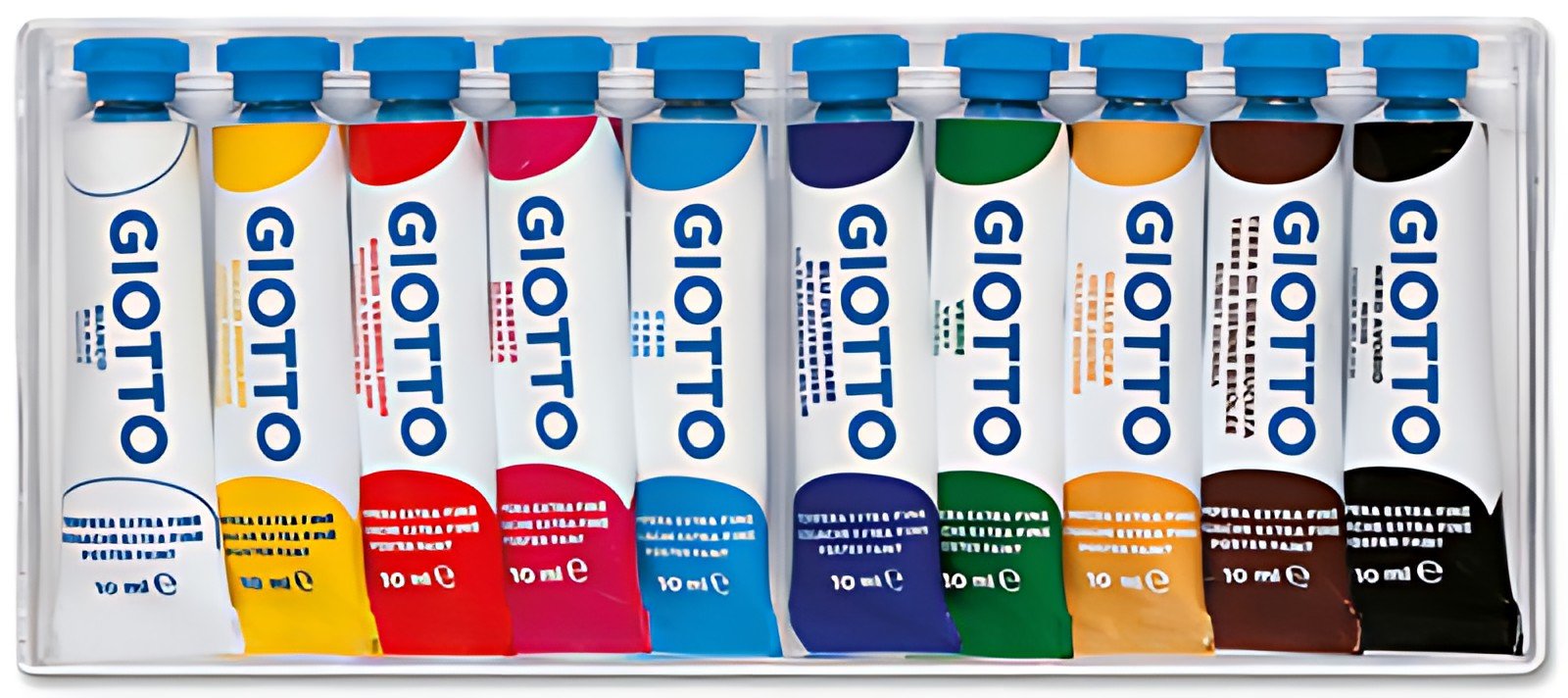 GIOTTO Gouache en tube Extra Fine, étui de 10