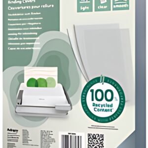 Fellowes Plats de couverture, A4, PET, transparent, 0,20 mm