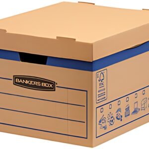 Fellowes BANKERS BOX Carton déménagement SmoothMove FastFold